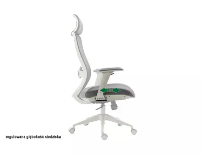 Fotel ergonomiczny ERGON - szary