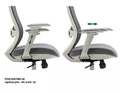 Fotel ergonomiczny ERGON - szary