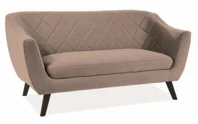 tkanina Bluvel 40 Sofa MOLLY 2 Velvet - wenge/ciemny beżowy Bluvel 40
