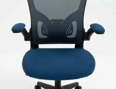 Fotel obrotowy Q-333 - niebieski/czarny