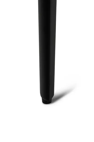 Stół SLIM 140x80 - biały marmur/czarny