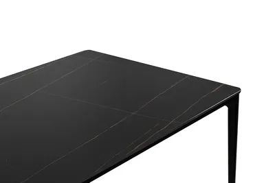 Stół SLIM 140x80 - czarny marmur