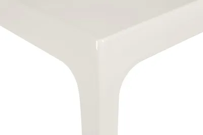 Stolik z tworzywa GHOST 42x42 - biały