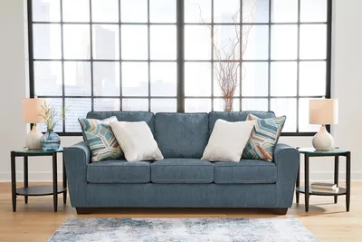 Sofa 3-osobowa CASHTON 4060538 - niebieski