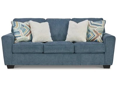 Sofa 3-osobowa CASHTON 4060538 - niebieski