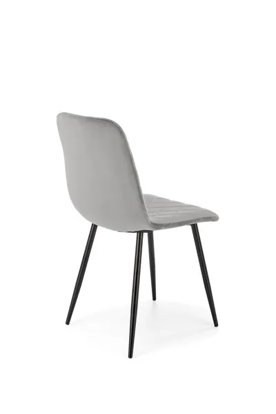 Krzesło K525 velvet - popielaty