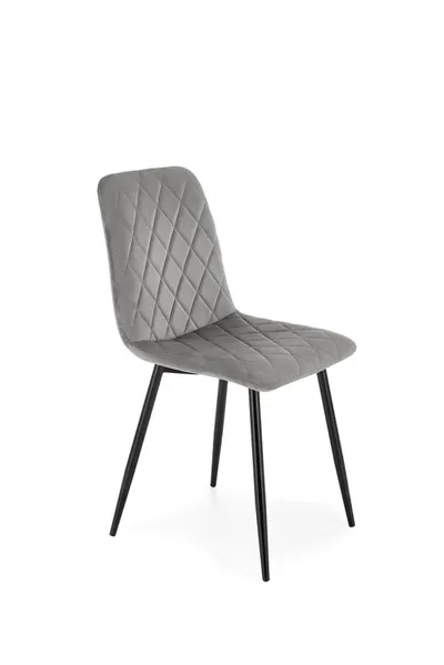 Krzesło K525 velvet - popielaty