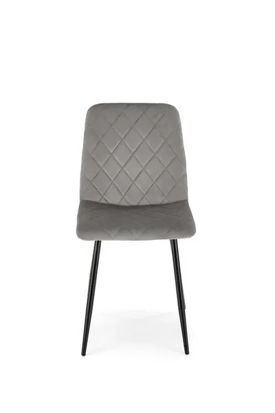 Krzesło K525 velvet - popielaty
