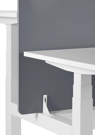 Biurko regulowane FIGHTER DOUBLE DESK 140x70 - biały