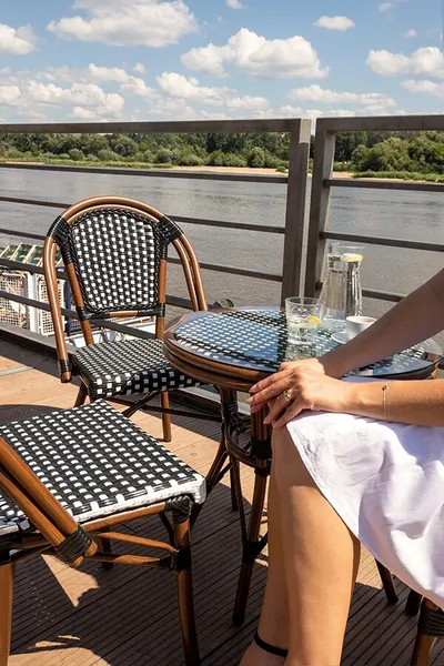 Krzesło CAFE PARIS - brązowy