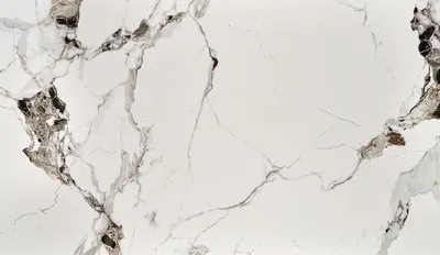 Stół EMILIO 140x80 - biały marmur/czarny
