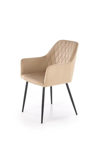 Krzesło z podłokietnikami K558 - beżowy