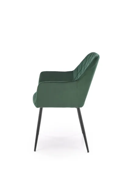 Krzesło z podłokietnikami K558 - ciemny zielony