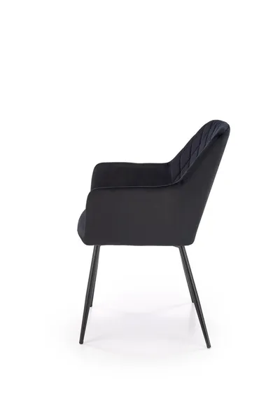 Krzesło z podłokietnikami K558 - czarny