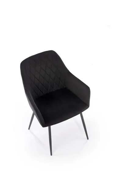 Krzesło z podłokietnikami K558 - czarny