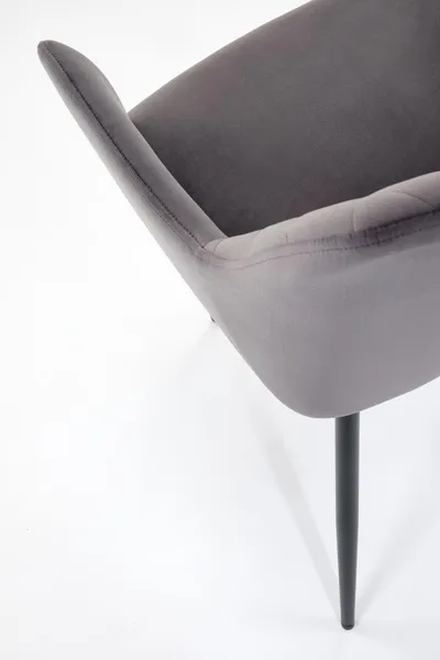 Krzesło z podłokietnikami K558 - popielaty