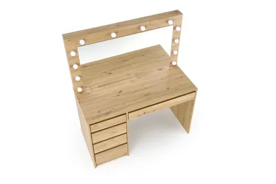 Toaletka z oświetleniem HOLLYWOOD XL - dąb artisan