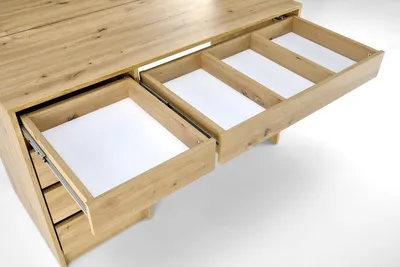 Toaletka z oświetleniem HOLLYWOOD XL - dąb artisan
