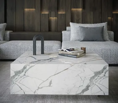 Marble Eternal Gold Stolik kawowy ze spieku ICON 90x60