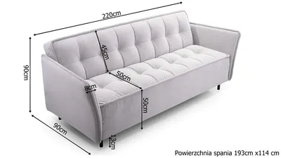 Sofa rozkładana JARIS