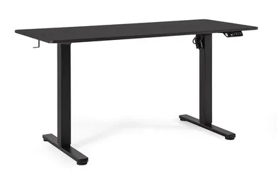 Biurko regulowane METIS 140x60 - czarny