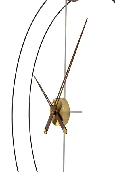Zegar ścienny DOBLE RING 90 cm - czarny