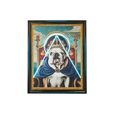 Obraz NEON BULLDOG 80x100