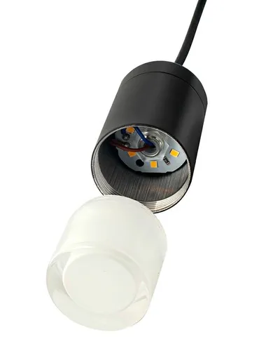 Lampa wisząca FLUSSO LINE 6 - czarny