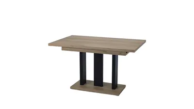 Stół rozkładany APPIA N.CZ. 130/210x80 - dąb cremona torro/czarny mat