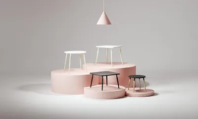 Stół okrągły TAUKO LWM 80 cm