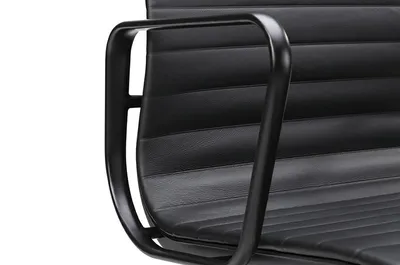 Fotel biurowy skórzany BODY PRESTIGE PLUS - czarny