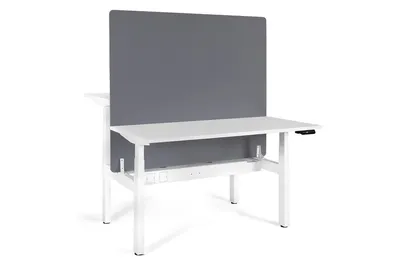 Biurko regulowane ACTIVE II 160x70 - biały