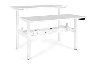 Biurko regulowane ACTIVE II 160x70 - biały