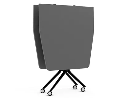 Stół składany na kółkach CARL TABLE 200x100 - antracyt/czarny