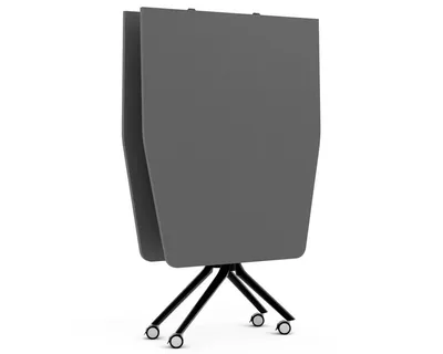 Stół składany na kółkach CARL TABLE 240x100 - antracyt/czarny
