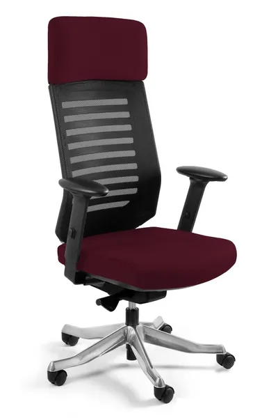Fotel biurowy VELO - burgundowy BL403