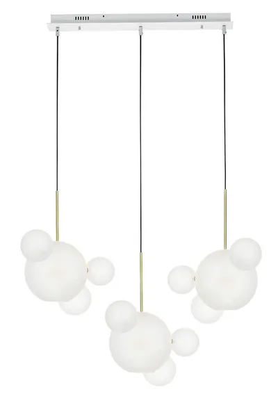 Lampa wisząca CAPRI LINE - biały/złoty