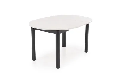Stół okrągły rozkładany RINGO 102/142x102 - kaszmir/czarny