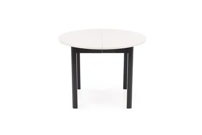 Stół okrągły rozkładany RINGO 102/142x102 - kaszmir/czarny