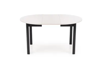 Stół okrągły rozkładany RINGO 102/142x102 - kaszmir/czarny