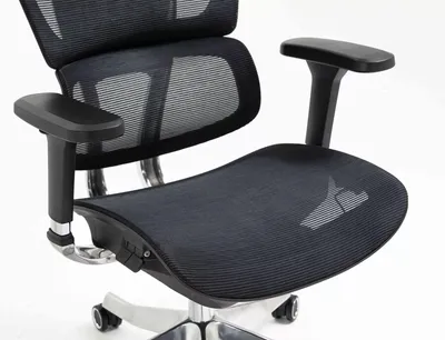 Fotel obrotowy ergonomiczny WINNER LUX - czarny