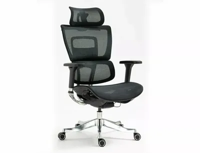 Fotel obrotowy ergonomiczny WINNER LUX - czarny