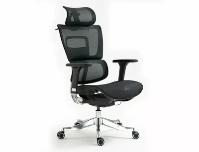 Fotel obrotowy ergonomiczny WINNER LUX - czarny