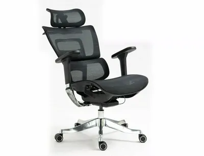 Fotel obrotowy ergonomiczny WINNER LUX - czarny