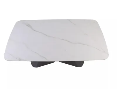 Stół rozkładany ARMANDO 160/240x90 - biały/czarny