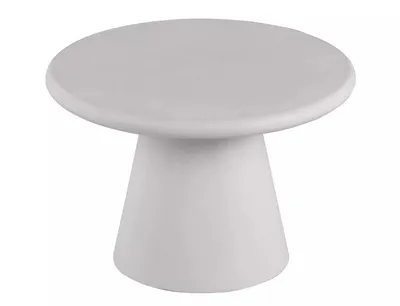 Ława okrągła AURORA 60 cm - jasny szary