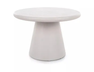 Ława okrągła AURORA 60 cm - jasny szary