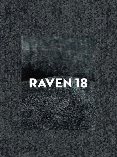 Krzesło obrotowe tapicerowane BORGO Raven - ciemny szary Raven 18