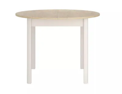 Stół okrągły rozkładany DANTE 102/144x102 - dąb cremona torro/kaszmir