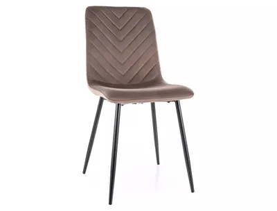 tkanina Bluvel 38 Krzesło tapicerowane welurowe DAREN Velvet - cappuccino Bluvel 38